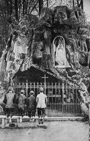 WORLD WAR 1 GROTTO IN GROUNDS OF CONVENT NAKED ST ANTHONY